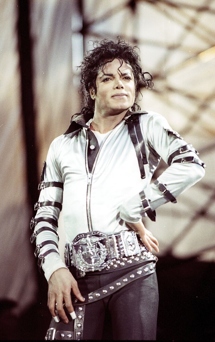 Michael Jackson on stage at Páirc Uí Chaoimh in Cork in 1988. Picture: Dan Linehan, Irish Examiner Archive