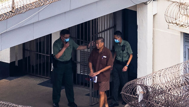 Jimmy Lai is in jail (Louise Delmotte/AP)
