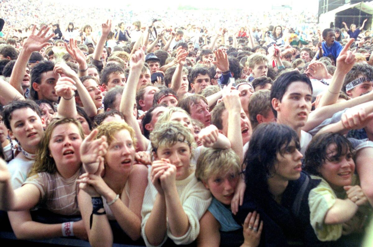 Fans at the Michael Jackson concert in Cork. Picture: Irish Examiner Archive