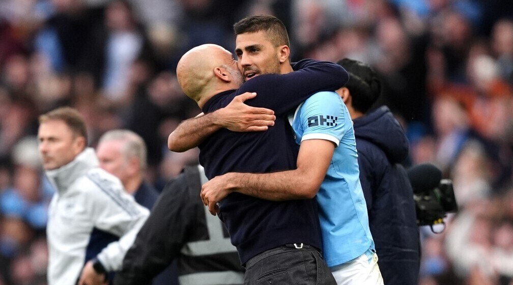 Pep Guardiola plays down fears Rodri’s absence will be another long one