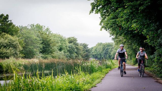 <p>The Grand Canal Greenway route is widely used by commuters cycling and walking to and from work, as well as joggers, recreational users, and tourists. File picture</p>
