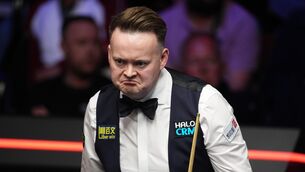 <p>Shaun Murphy lost concentration during his World Snooker Championship match with Fan Zhengyi due to an audience member. Pic: Martin Rickett/PA Wire.</p>