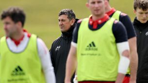 <p>Munster head coach Clayton McMillan. Pic: INPHO/James Crombie</p>