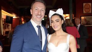 <p>Brian Moran and Laura Fox pictured on their wedding day. Picture: Laura Fox/Instagram.</p>