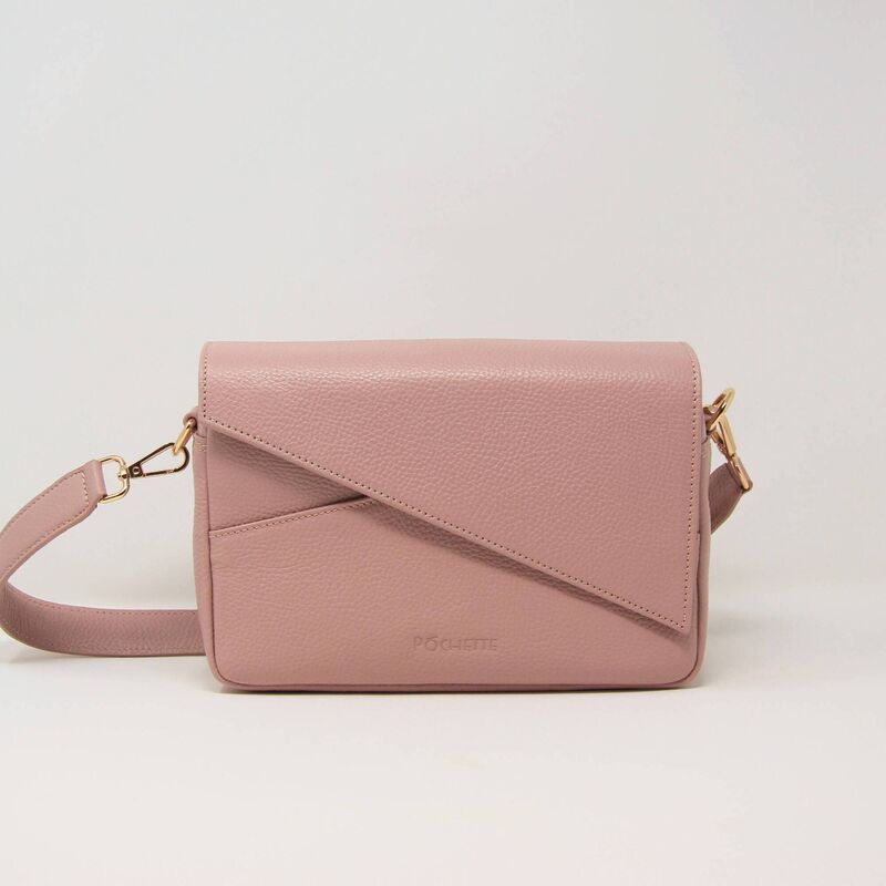 Powder Pink Danu Bag, €295, Póchette 