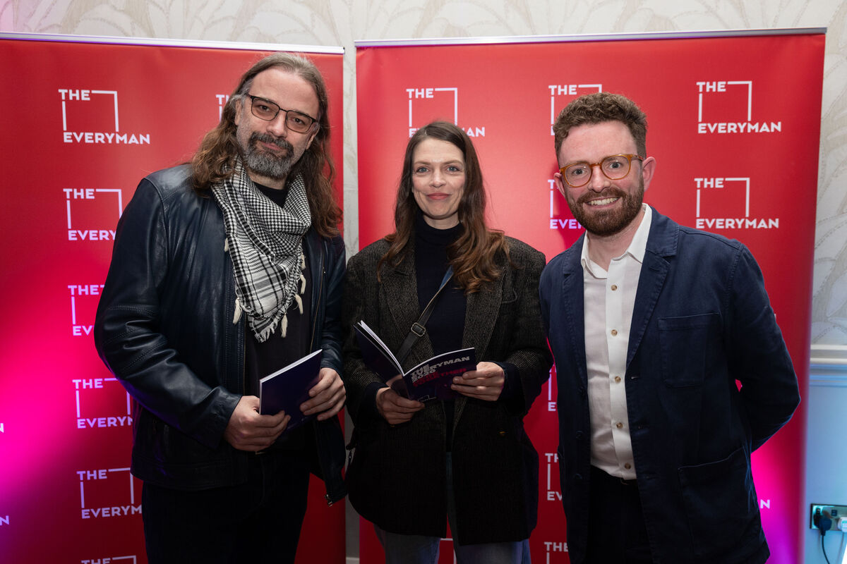 John O’Brien, Éadaoin O’Donoghue, and  Brian Fenton at the launch. Photo: Darragh Kane