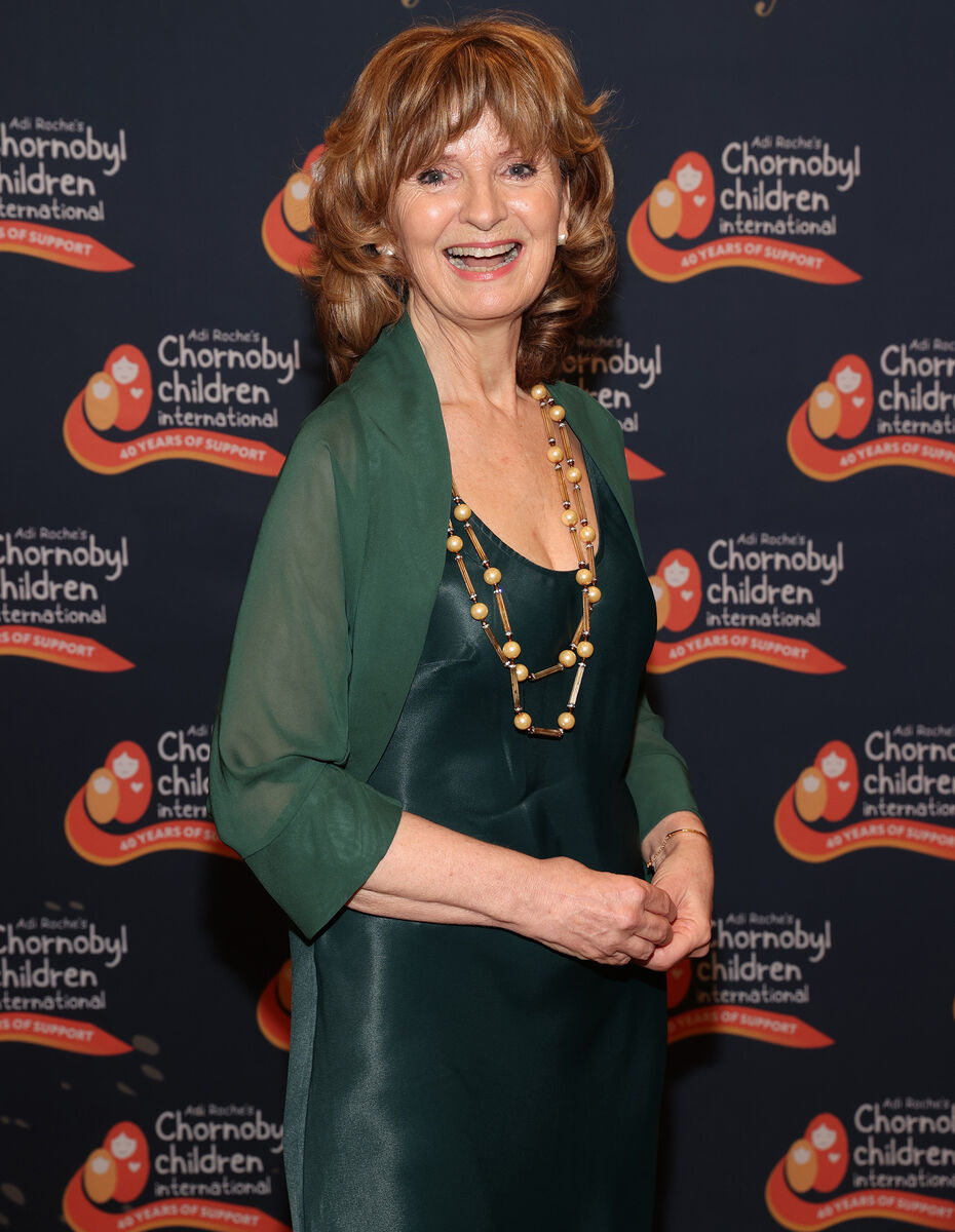  Adi Roche at Noel and Liz's Chornobyl lunch at the Intercontinental Hotel in Dublin. 'For Ireland, April 26 doesn’t just signal a distant tragedy; it sparked four decades of compassion, resilience, and radical kindness demonstrating the remarkable spirit of human solidarity.' Photo: Brian McEvoy