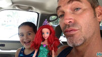 WATCH: Dad's heartwarming response to son choosing an Ariel doll