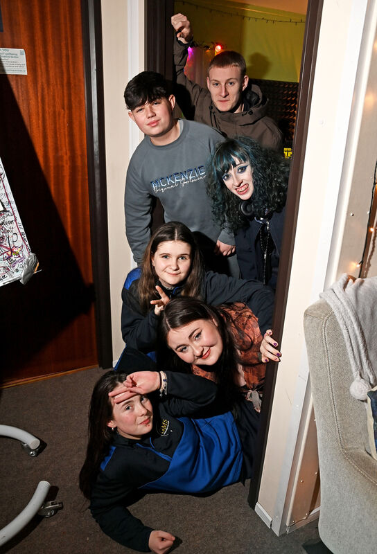  From top to bottom: Darren Stewart, Aaron Foley-Hennessy, Ellen Martin, Heidi White, Rosaleen Brady, and Sophia McNamara from the Kabin Krew. Picture: Eddie O'Hare