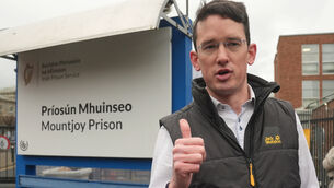 <p>Enoch Burke at Mountjoy Prison in Dublin. Picture: PA</p>