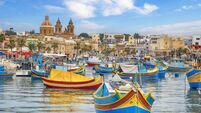 Colorful Traditional Fishing Boats in Marsaxlokk Village
