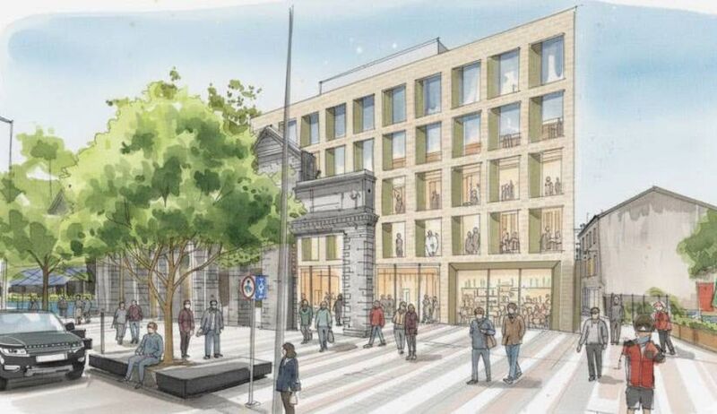 Artist's impression of what a Loft conversion to student accommodation might look like