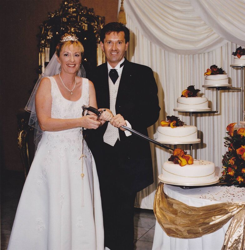 Daniel and Majella O'Donnell on their wedding day