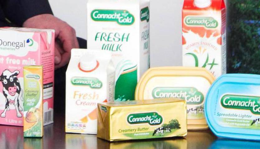 Turnover at Irish food giant Aurivo whose brands include Connacht Gold and Donegal Creameries has jumped 12.3% to €814.2m. 