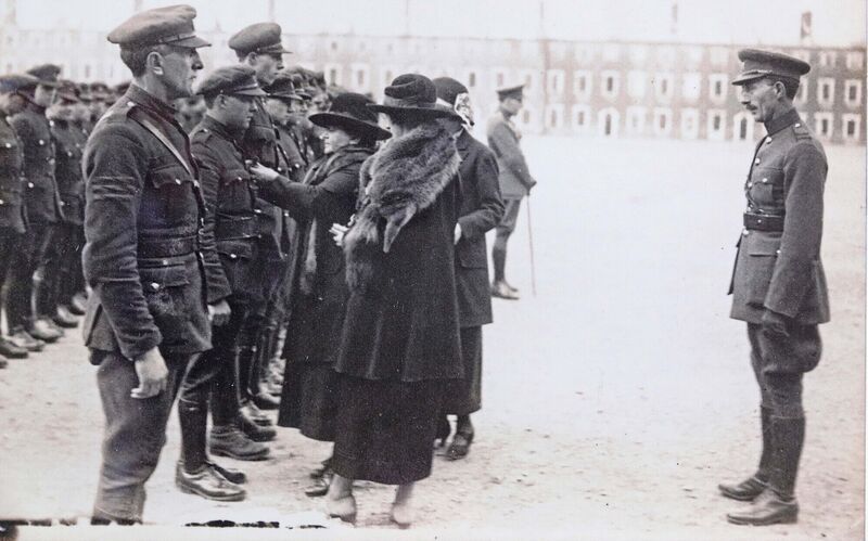  Cumann na mBan members at Cork's Collins Barracks on St Patrick's Day 1923. Picture courtesy of the Cork Public Museum