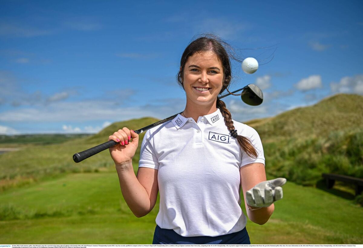 Aine Donegan poses for a portrait at her home club of Lahinch in 2023. Picture: Sam Barnes/Sportsfile 