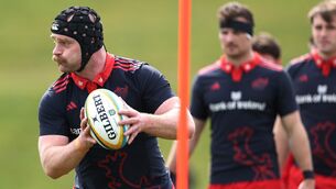 <p>Munster prop Oli Jager. Pic: James Crombie/Inpho</p>