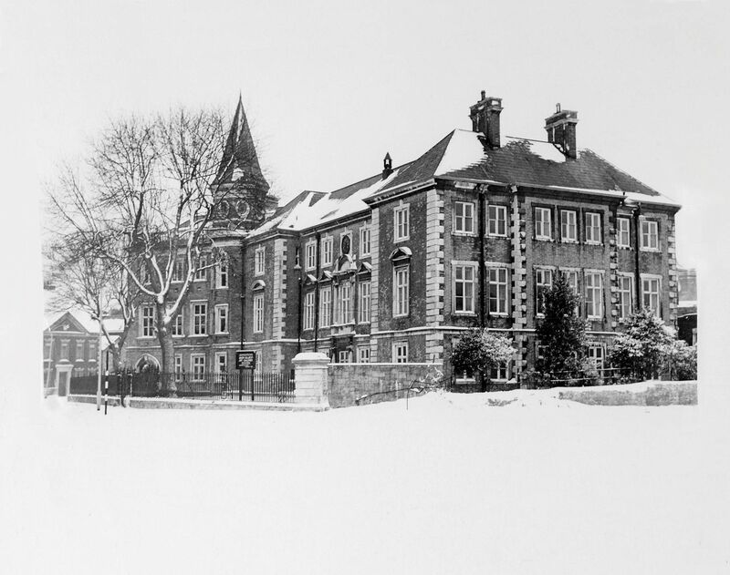 School of Science and Art, now the Crawford Gallery/former Custom House, was substantially added to by Arthur Hill. This early 1960s view was before the current Opera House was built directly alongside the gable (photo: courtesy Crawford Art Gallery) School of Science and Art, now the Crawford Gallery/former Custom House, was substantially added to by Arthur Hill. This early 1960s view was before the current Opera House was built directly alongside the gable (photo: courtesy Crawford Art Gallery)
