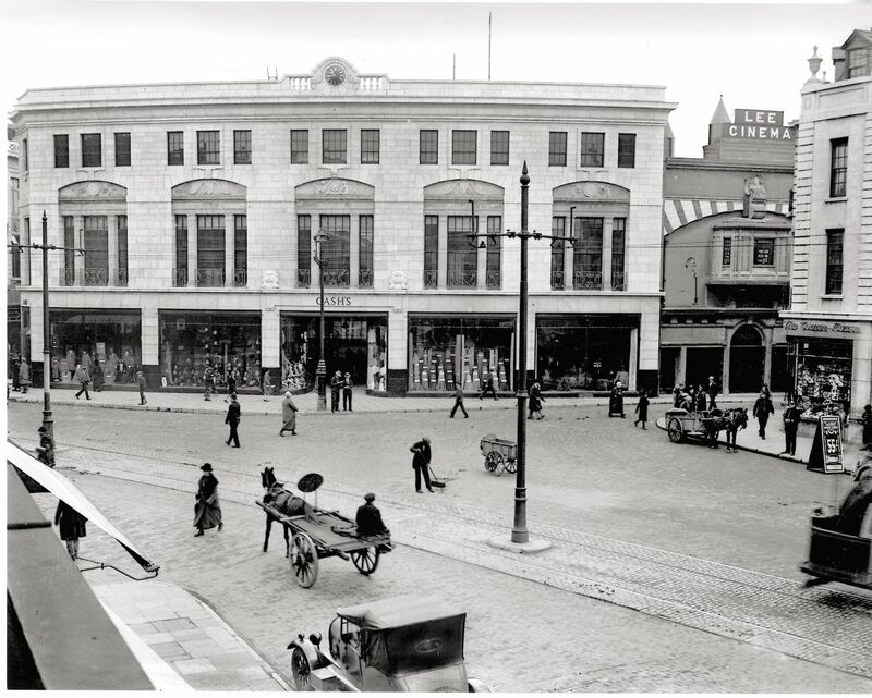 Cash cow? Henry Houghton Hill got the commission for Cash's (now Brown Thomas) after the Burning of Cork in December 1920, built 1925-26 (photo: Examiner Archive) Cash cow? Henry Houghton Hill got the commission for Cash's (now Brown Thomas) after the Burning of Cork in December 1920, built 1925-26 (photo: Examiner Archive)