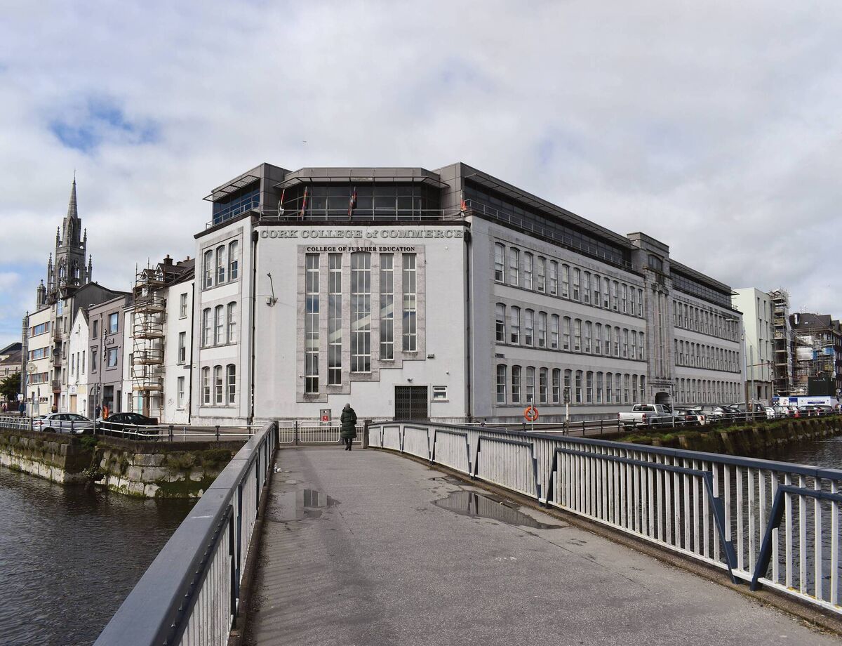 Cork College of Commerce,  (now Cork College of Further Education &amp; Training), Morrison’s Island, Cork — designed by Henry Houghton Hill, 1937 (photo: John O'Regan) with further floor added by O'Riordan Staehli architects in 2000
