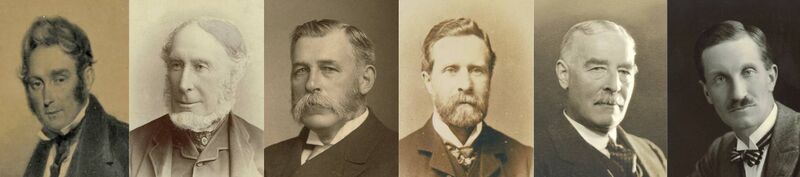 Six of the best: the Hill family had six architects across three generations – William Hill (1798-1844), Henry Hill (1807-1887), William Henry Hill I (1837-1911), Arthur Hill (1846-1921), William Henry Hill II (1867-1941), Henry Houghton Hill (1882-1951) (photos courtesy Hill Archive) Six of the best: the Hill family had six architects across three generations – William Hill (1798-1844), Henry Hill (1807-1887), William Henry Hill I (1837-1911), Arthur Hill (1846-1921), William Henry Hill II (1867-1941), Henry Houghton Hill (1882-1951) (photos courtesy Hill Archive)