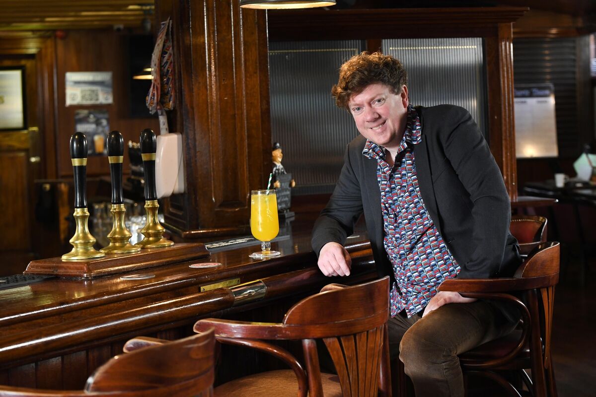 Jonathan deBurca Butler, who gave up alcohol during January, noticed a reduction in anxiety. Picture: Moya Nolan