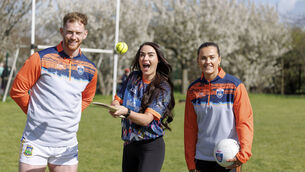 <p>This year's Cúl Camps ambassadors Mikey Breen, Laura Fox, and Aimee Mackin at the launch of this year's camps in March. A spokesperson for Cork GAA said anyone who has been affected should contact them directly for assistance. File picture: Andres Poveda</p>