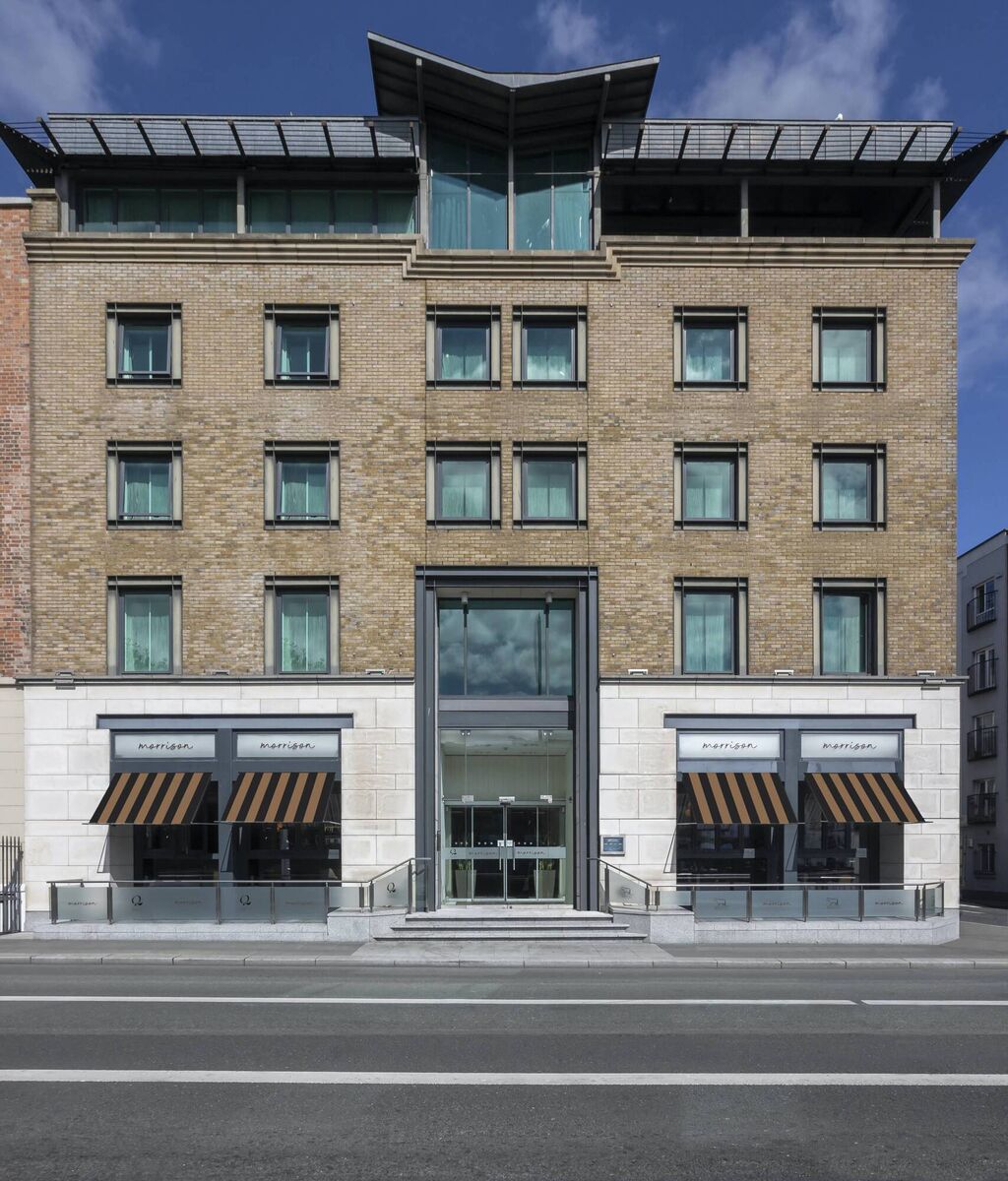 The exterior of The Morrison Dublin The exterior of The Morrison Dublin