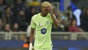 <p>BLOW: Barcelona's Lamine Yamal will miss the rest of the club season through injury. Picture: AP Photo/Luca Bruno</p>