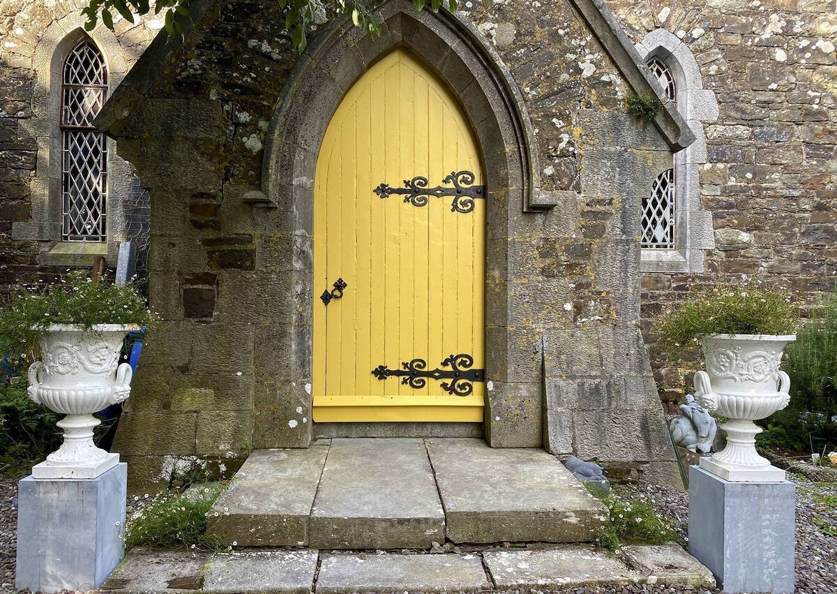 The front door to Johanna Connor and Michael Quane's home. Pictures: Johanna Connor