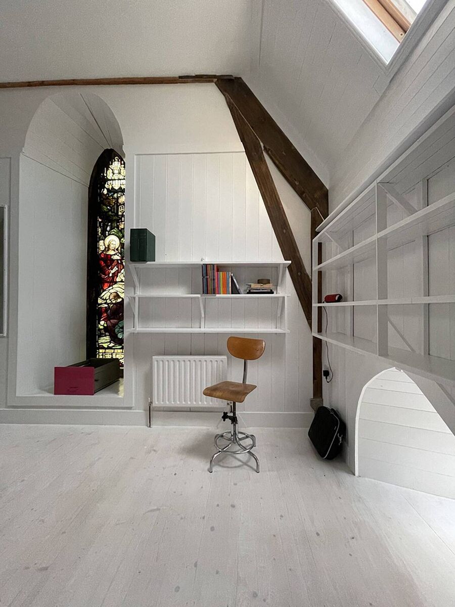 Artist Johanna Connor's studio. 