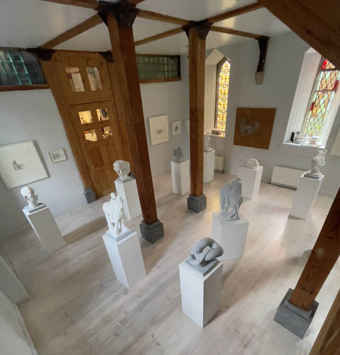 A view of the gallery from upstairs. Pictures: Johanna Connor