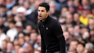 <p>BELIEVE: Arsenal manager Mikel Arteta (Martin Rickett/PA)</p>