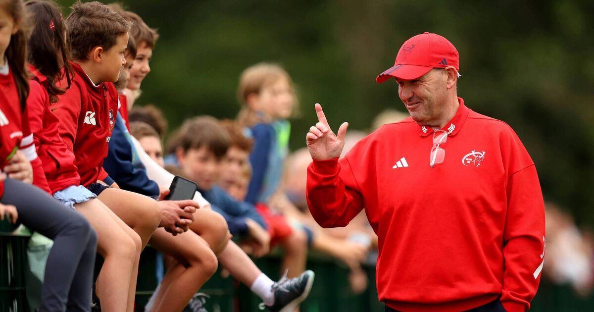 Inside Munster: Martyn Vercoe explains team manager role, player culture and season challenges