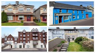 <p>Clockwise from upper left: 24 Awbeg, River Valley, Mallow; Mainstreet, Drimoleague; No 7 St Mary’s Place Gurranabraher; 11 Lee Vista, Lee Road.</p>