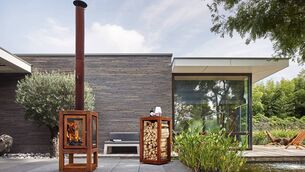 <p>We're obsessed with patinated outdoor fireboxes, features and accessories this year.</p>