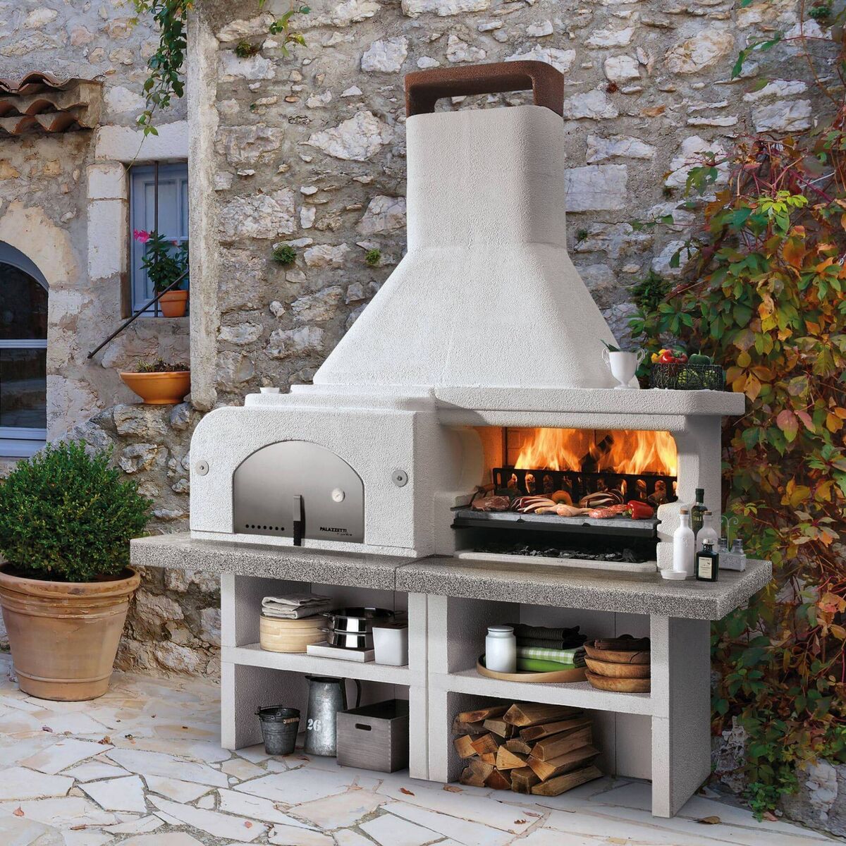 Masonry BBQs have an unmatched charm and solidity, and the heat stored in its thermal mass will radiate back for hours. Suppliers include Habitium.ie, Woodfiredoven.ie and Outdoorliving.ie. Prices from €400 for the Buschbeck Oregon (fire/grill). Pictured is the Gargano 3 by Palazzetti (Italy).