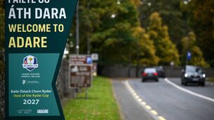 <p>Daily tickets for the 2027 Ryder Cup at Adare Manor were priced at €499. Pic: Brendan Moran/Sportsfile</p>