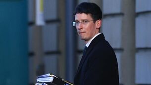 <p>Enoch Burke leaves the court of appeal in Dublin after he failed in his legal bid to stop a disciplinary hearing in his dispute with Wilson's Hospital School. Picture: Liam McBurney/PA</p>