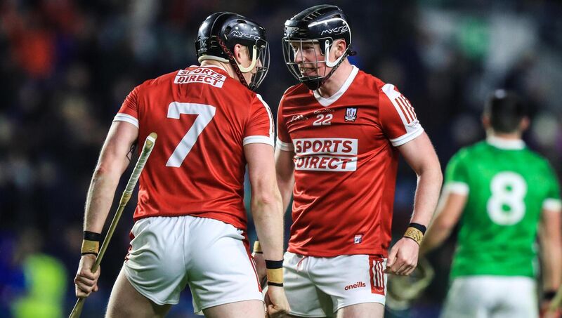 2023: Cork’s Conor Cahalane celebrates the win over Limerick with his brother Damien. Pic: Evan Treacy/Inpho