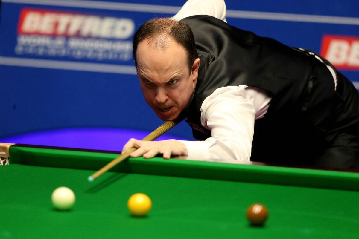 Retired snooker professional Fergal O'Brien. Photo by Nigel Roddis/Getty Images.