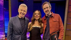 <p>Melanie C and Chris O'Dowd joined Patrick Kietly in the Late Late Studio on Friday night.</p>