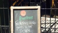 PIC: Galway pub has epic response to the good weather