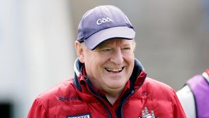 <p>ALL SMILES: Cork Manager John Cleary during the warm-up in Thurles. Pic: INPHO/Laszlo Geczo</p>