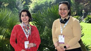 <p>Dr Shaegheh Mohammadi, left, is from Iran and now working mainly in Nenagh. Dr Aida Suhadi is from Malaysia and is now working in Tralee. Picture: David Coleman</p>