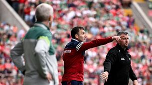 <p>Cork manager Ben O'Connor. Pic: Seb Daly/Sportsfile</p>