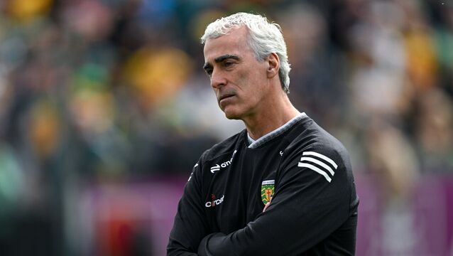 <p>Jim McGuinness: “We had a lot of the ball in the first half, but weren’t ourselves in front of the posts." Pic: Ramsey Cardy/Sportsfile</p>