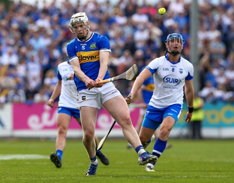 Tipperary's Oisin O'Donoghue shoots at goal. Pic: ©INPHO