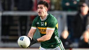 <p>Donal O'Sullivan Down scored six points for Kerry SFL table-toppers Kenmare Shamrocks in their 18-point victory over Beaufort. Pic: Stephen McCarthy/Sportsfile</p>