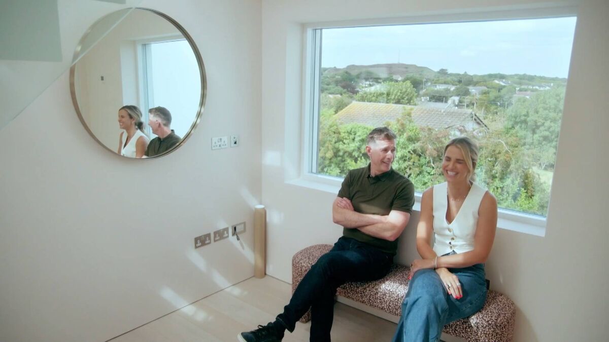 Vogue isn't usually a person who tends to sit down much, as Dermot observes on the show.